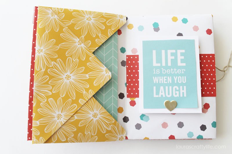 Envelope Mini Album - Life is Better When you Laugh