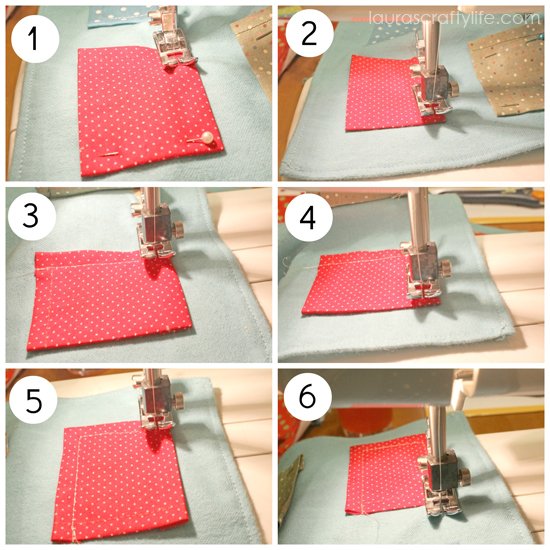 how to sew on pocket
