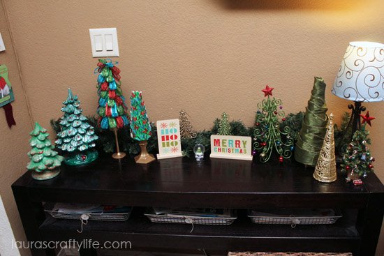 Christmas tree display