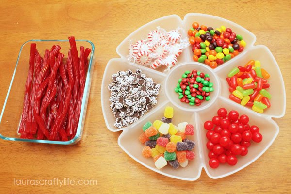 Candy for gingerbread houses