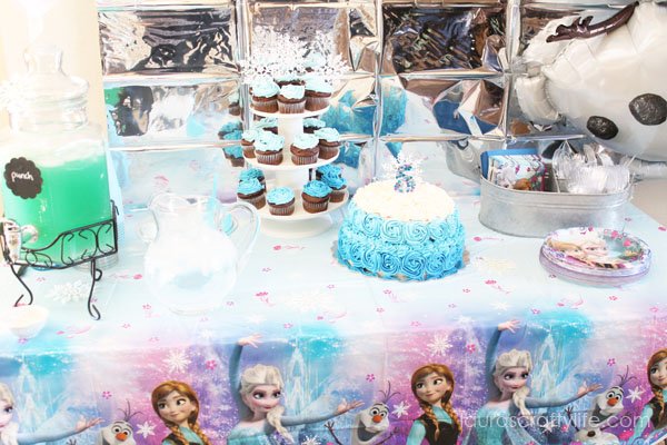 Dessert Table at Disney Frozen Party