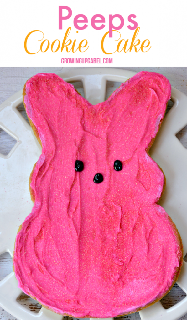 Pink-Peeps-Cookie-Cake