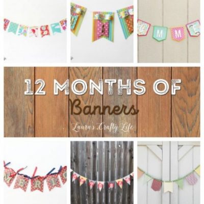 Create 12 months of banners with the We R Memory Keepers banner punch board