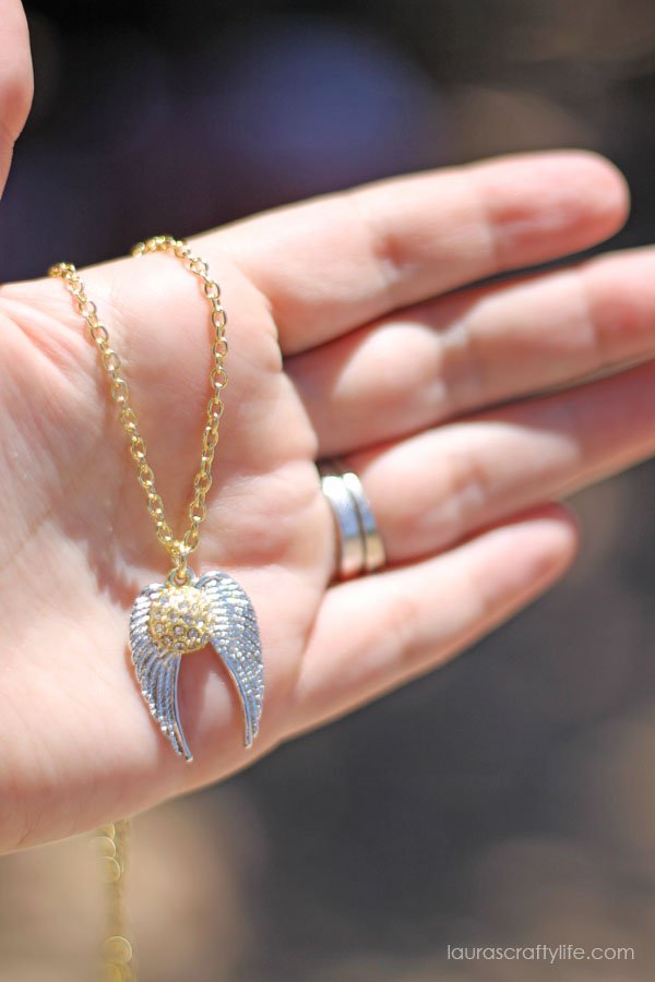 Golden Snitch Necklace - Laura's Crafty Life