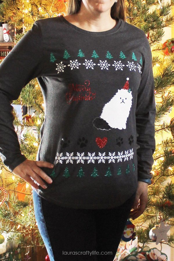 Cricut Pretty Ugly Holiday Sweater