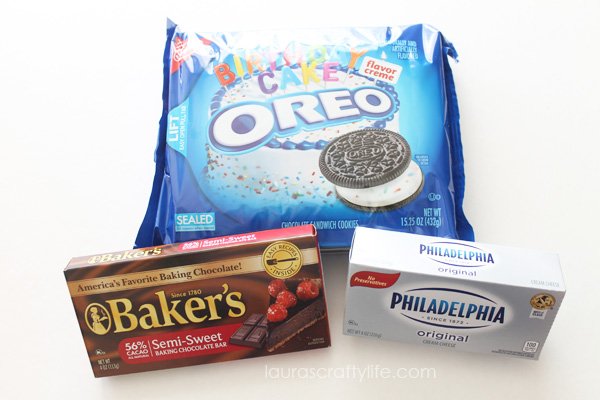 Ingredients for OREO Cookie Balls