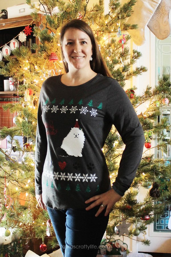 Pretty Ugly Christmas Cat Sweater