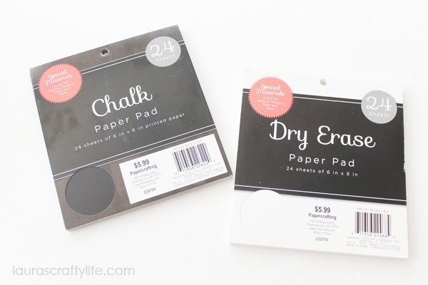 Chalk and Dry Erase Paper Pad