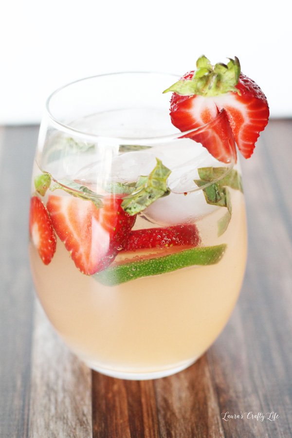 Strawberry Limeade Cocktail - a delicious and refreshing adult beverage recipe