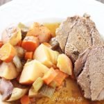 Crock-Pot deer roast with vegetables