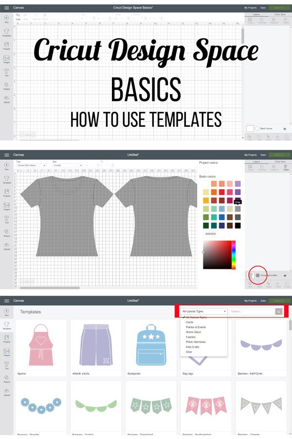 How to Use Templates in Cricut Design Space