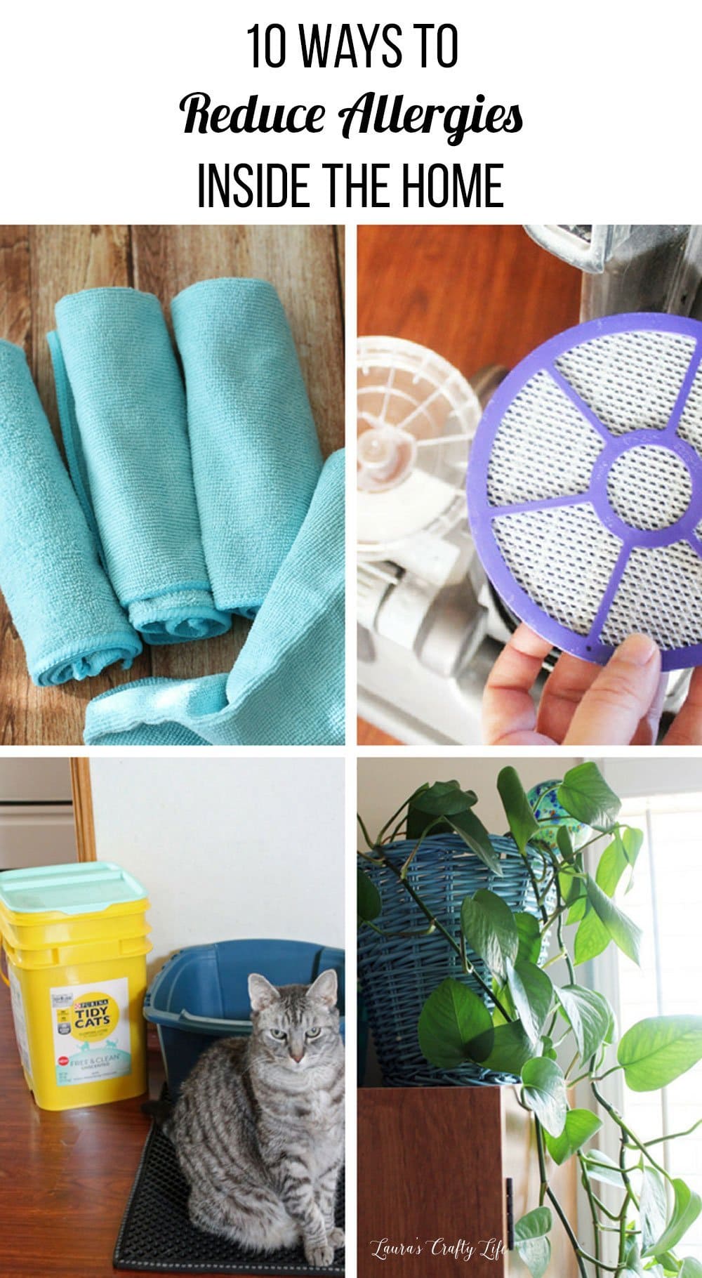10 ways to reduce allergies inside the home #shop