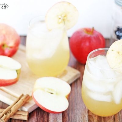 Sparkling apple cider punch recipe for fall