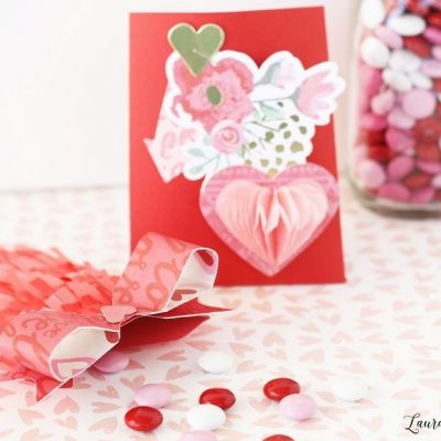 The 1-2-3 punch board makes these Valentine's Day envelopes easy to create