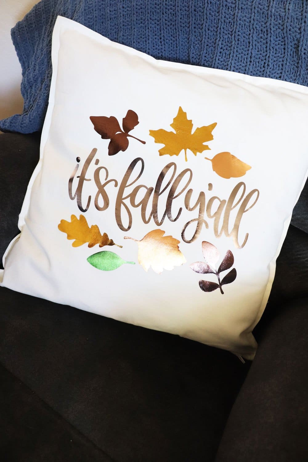 it's fall y'all pillow cover