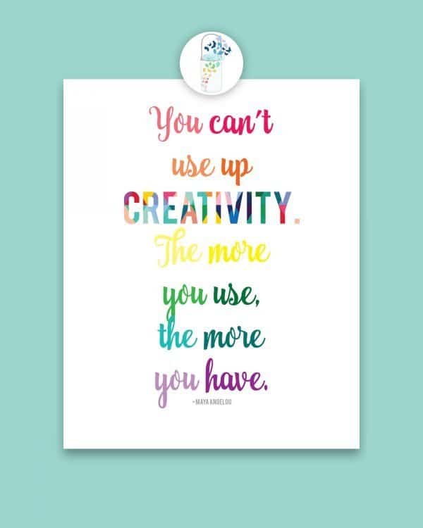 you cant use up creativity - Lauras Crafty Life