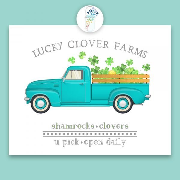 lucky clover farms digital printable