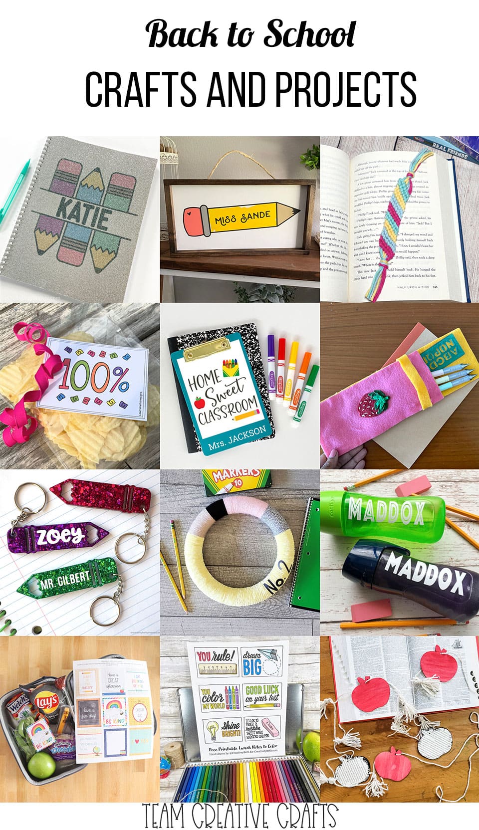 back to school projects and crafts