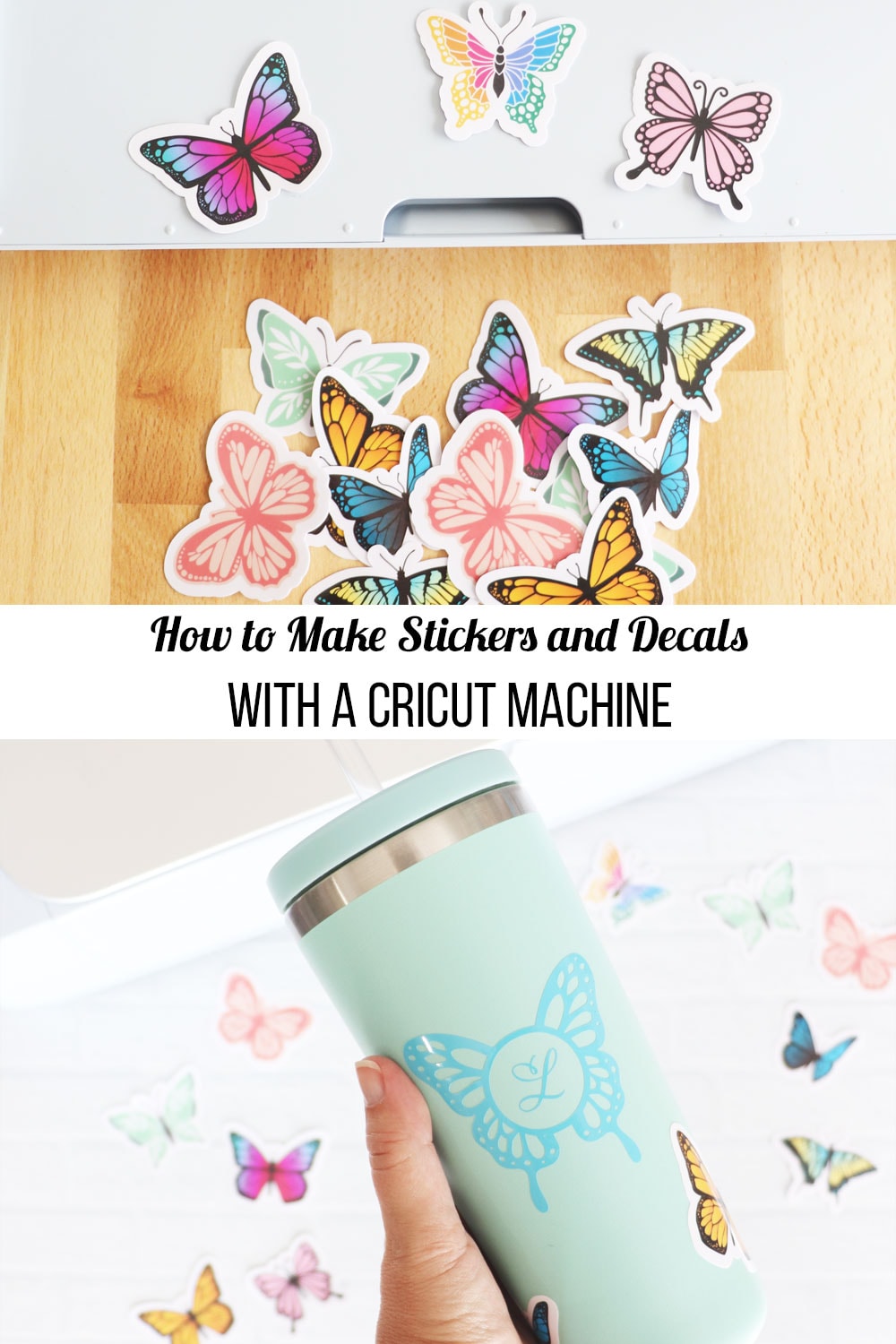 how to make stickers and decals with cricut