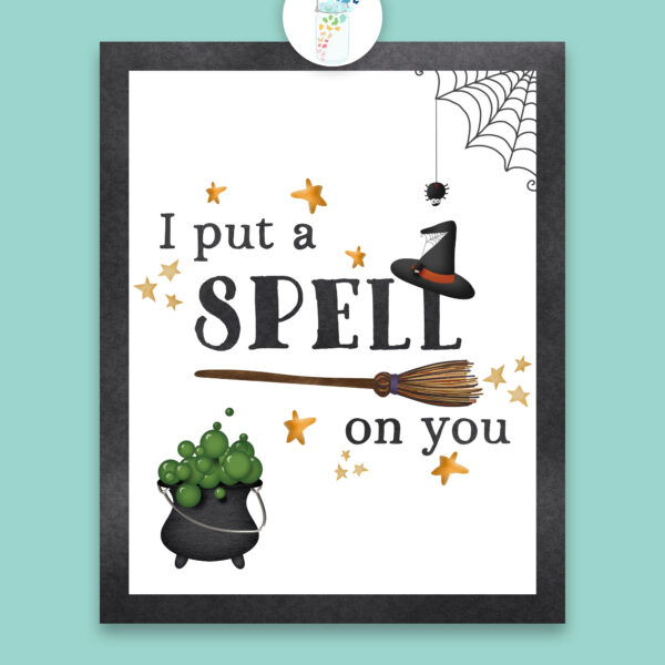 i put a spell on you digital printable