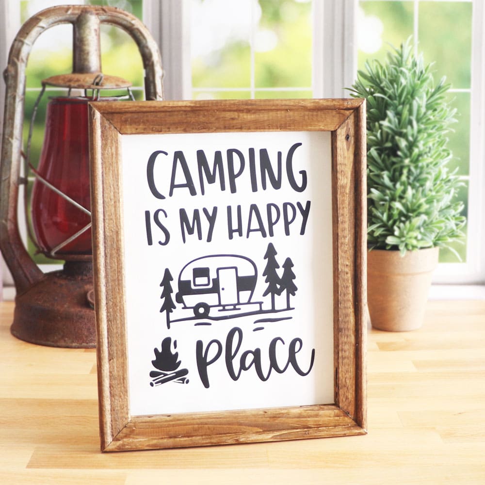 camping reverse canvas
