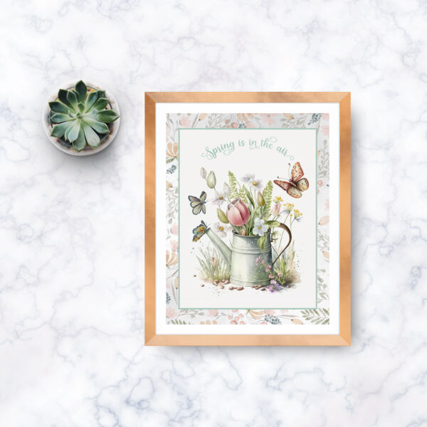 spring is in the air marble mockup