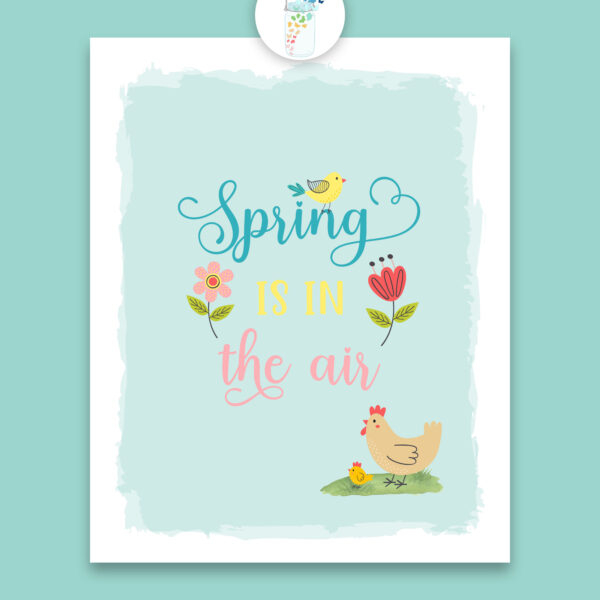 spring is in the air digital printable